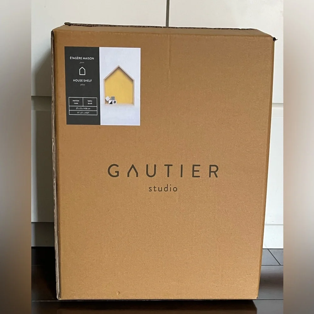 Gautier Studio wooden House shelf NIB!